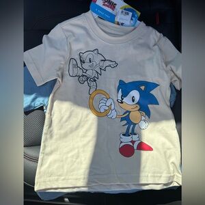Sonic the Hedgehog Kids T-Shirt - Blue and Cream